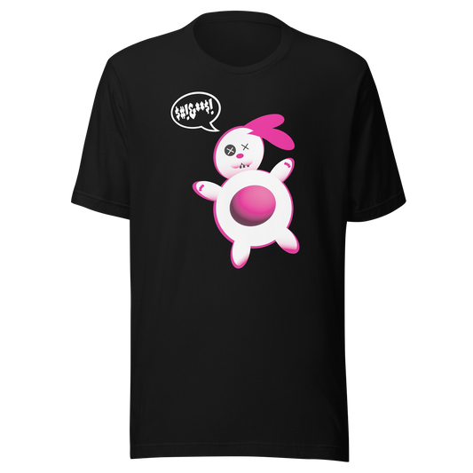 Rex Rabbit Unisex t-shirt - Black